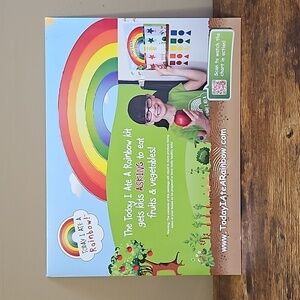 Today I Ate A Rainbow Magnetic Chart With Magnets And Book Kit NWOT